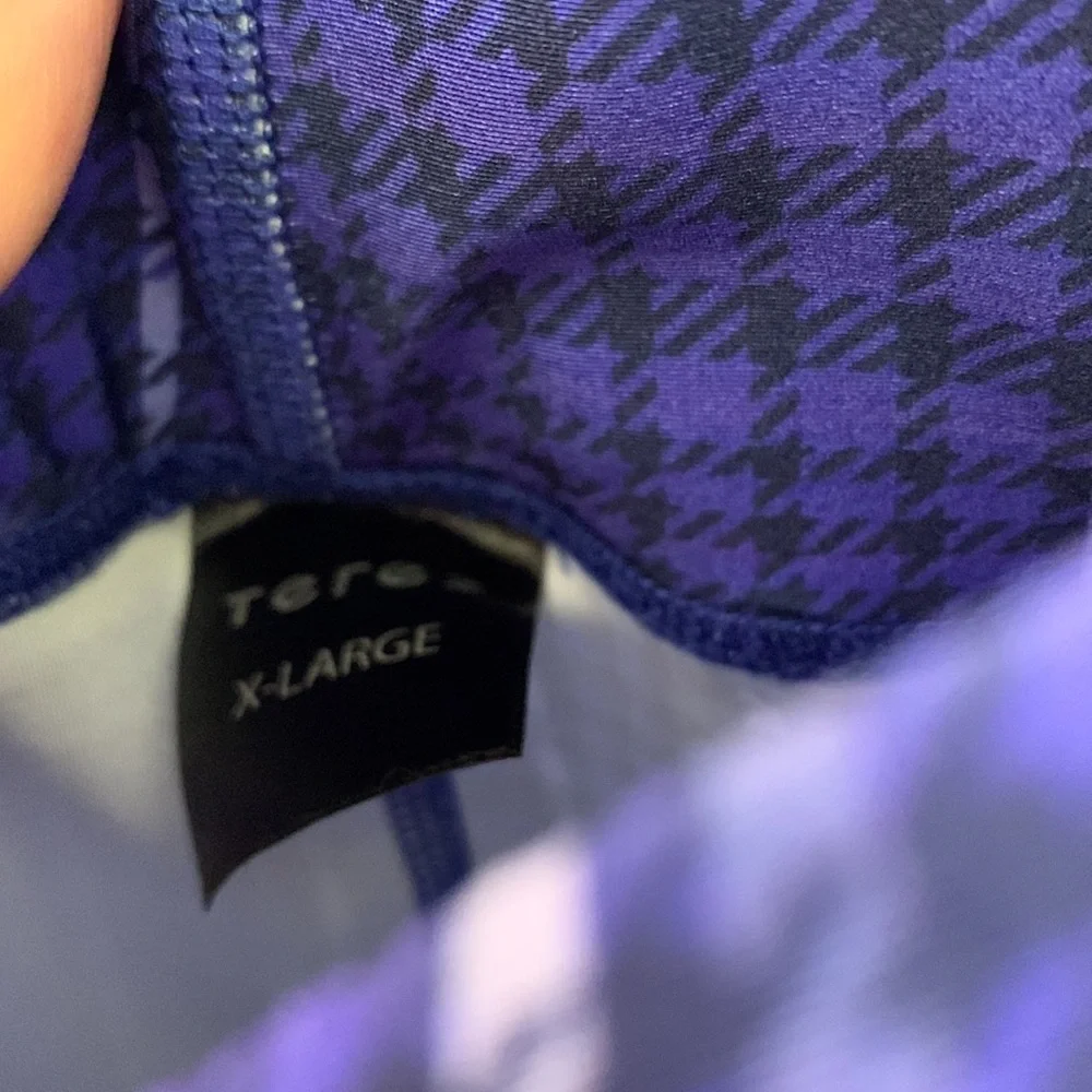 Terez High Rise Checkered Athletic Leggings size XL